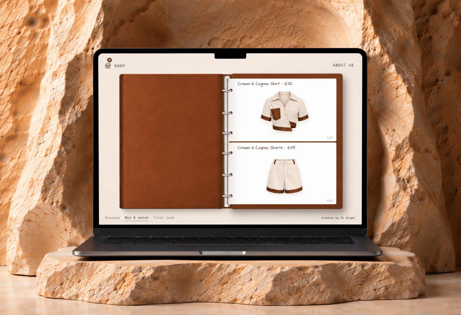 Outfit Book — Interactive lookbook · React