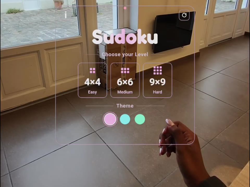 Sudoku — Web App · Meta Ray-Ban Display
